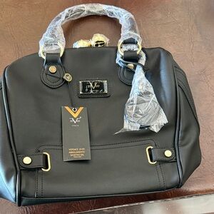 Versace Black Satchel Bag
